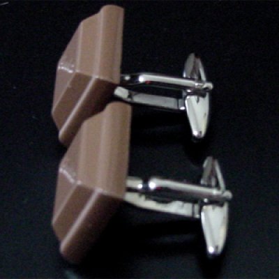 画像2: チョコレートカフスボタン（カフリンクス）