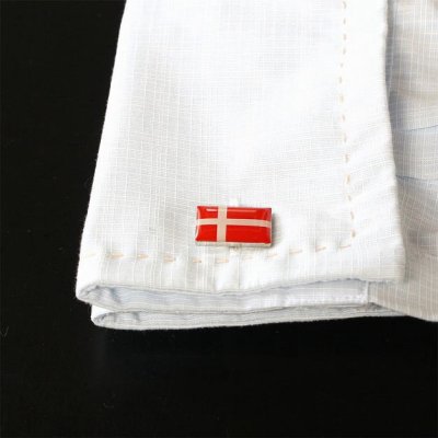 画像3: デンマーク国旗カフスボタン（カフリンクス）