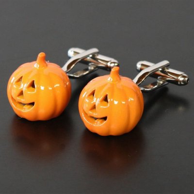 画像1: ハロウィンカフスボタン（カフリンクス）