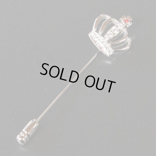 画像1: クラウンモチーフ　ラペルピン（タイニーピン/ピンズ） (1)