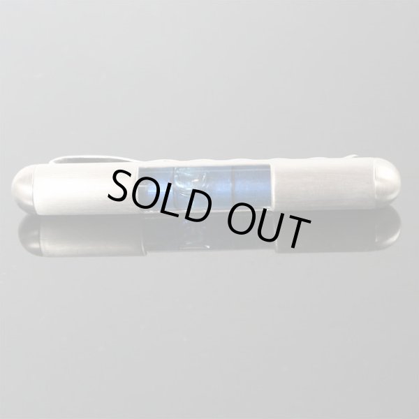 水準器（青） ネクタイピン（タイバー） 画像2