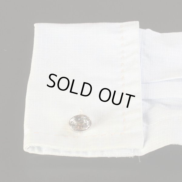 ブラックパティナスワロフスキーカフスボタン（カフリンクス） 画像5