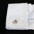 イエローオパールスワロフスキー　ラウンドカフスボタン（カフリンクス） 画像5