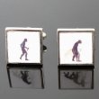 3D猿から人へ進化するカフスボタン（カフリンクス） 画像2