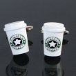 コーヒーカップカフスボタン（カフリンクス） 画像3