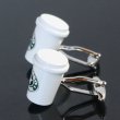 コーヒーカップカフスボタン（カフリンクス） 画像4