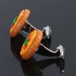 丸ごとピザカフスボタン（カフリンクス） 画像3