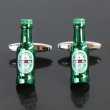 瓶ビール２カフスボタン（カフリンクス） 画像2