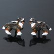 バーニーズマウンテンドックカフスボタン（カフリンクス） 画像1