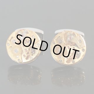 オーバルムーブメントカフスボタン（カフリンクス）