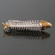 魚の骨ネクタイピン（タイバー）【名入れ可】 画像2
