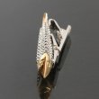 魚の骨ネクタイピン（タイバー）【名入れ可】 画像3