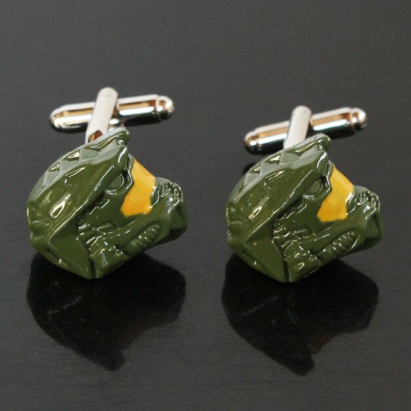 カラードオフロードヘルメットカフスボタン（カフリンクス） 画像2