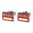 OPEN HOUSEカフスボタン（カフリンクス） 画像1