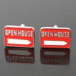 OPEN HOUSEカフスボタン（カフリンクス） 画像2