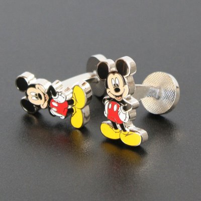 画像1: Disney ディズニー ミッキーマウスカフスボタン（カフリンクス）