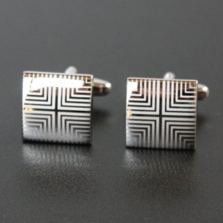 ビンテージカフス カフス ビンテージクロスカフスボタン（カフリンクス） : 鎌倉