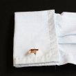 ピンクゴールドピストルカフスボタン（カフリンクス） 画像5