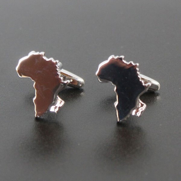 アフリカMAPカフスボタン（カフリンクス） 画像2