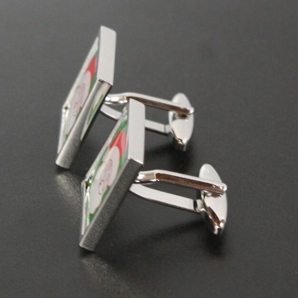 フレームドサンタクロースカフスボタン（カフリンクス） 画像4