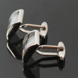 モノトーンチェックカフスボタン（カフリンクス） 画像3