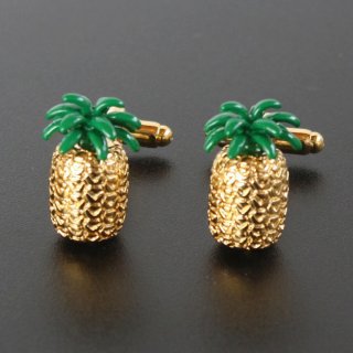 金メッキ カフリンクス 2ペア カフスボタンーゴールドカフス