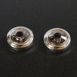 ブラックパティナクリスタルスワロフスキーボタンカバー 画像2