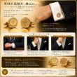 ダブルゴールド6ペンス硬貨カフスボタン 画像9