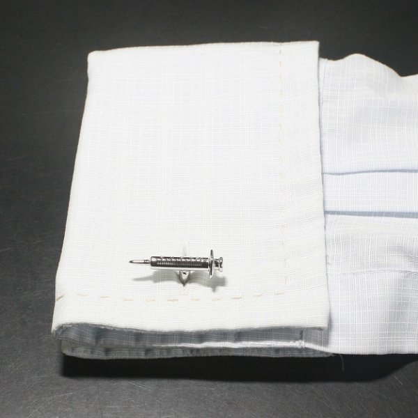 注射器カフスボタン 画像5