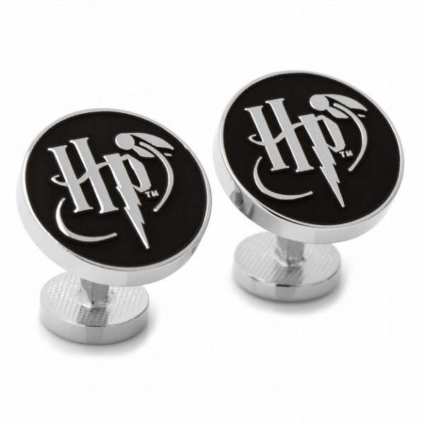 画像1: Harry Potter ハリーポッター ロゴカフスボタン (1)