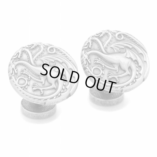 画像1: Game of Thrones ゲームオブスローンズ ターガリエン ドラゴンカフスボタン (1)