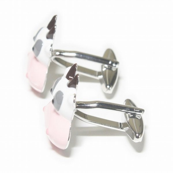 乳牛カフスボタン 画像3