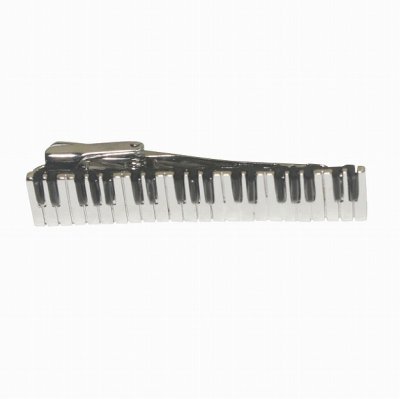 画像1: ピアノの鍵盤ネクタイピン
