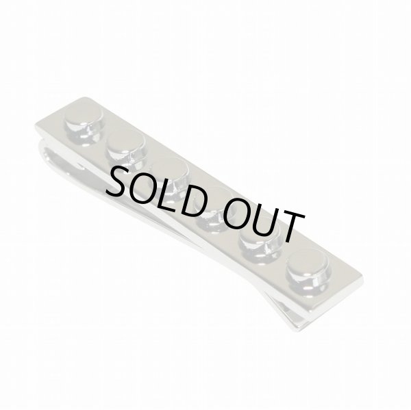 画像1: シルバーブロックネクタイピン (1)