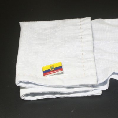 画像3: エクアドル国旗カフスボタン・カフリンクス