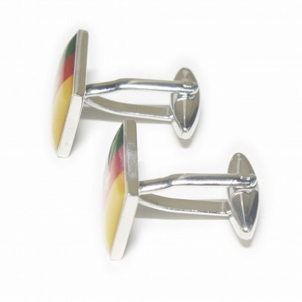 カメルーン国旗カフスボタン・カフリンクス 画像3
