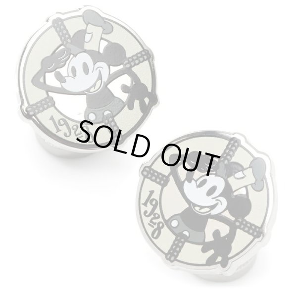 Disney steamboat Wille カフスボタン 画像1