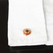 オレンジリバーシブルカフスボタン（カフリンクス） 画像5