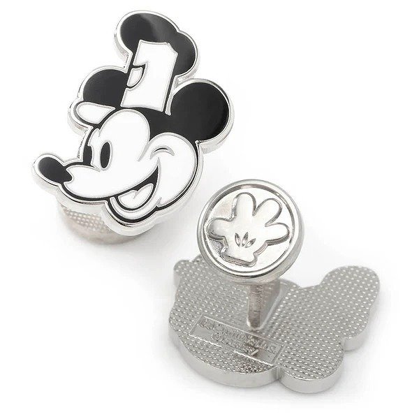 Disney 歌う蒸気船ウィリーカフスボタン 画像2