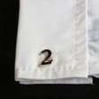 数字の2カフスボタン・カフリンクス（バラ売り） 画像4