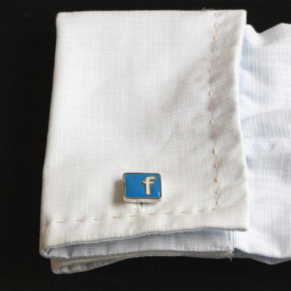 フェイスブックカフスボタン（カフリンクス） 画像4