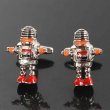 おもちゃのロボットカフスボタン（カフリンクス） 画像3