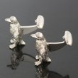 シルバーペンギンカフスボタン（カフリンクス） 画像3