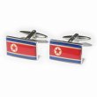 北朝鮮国旗カフスボタン（カフリンクス） 画像1