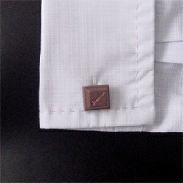 チョコレートカフスボタン（カフリンクス） 画像4