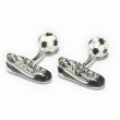 サッカーボール＆スパイス2カフスボタン（カフリンクス） 画像1