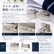 クリスタルセンターラインカフスボタン（カフリンクス） 画像5