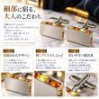 エッジイエロークリスタルカフスボタン（カフリンクス） 画像3