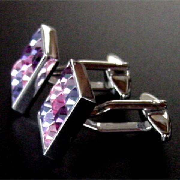 バイオレットカフスボタン（カフリンクス） 画像3