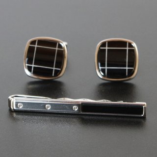 ジバンシー オニキス オーバル カフス カフリンクス ネクタイ